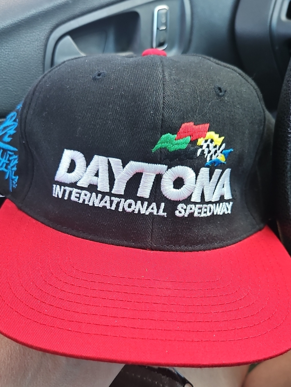 Daytona International Speedway Black & Red Cap American Needle Nwt
